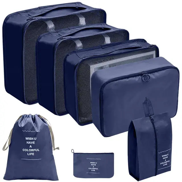 Travel Organizer Set; Suitcase Packing Cubes