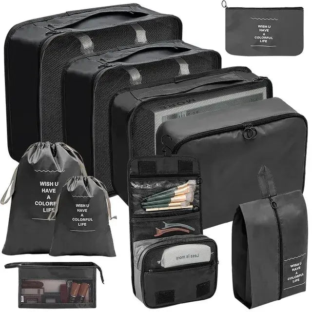 Travel Organizer Set; Suitcase Packing Cubes