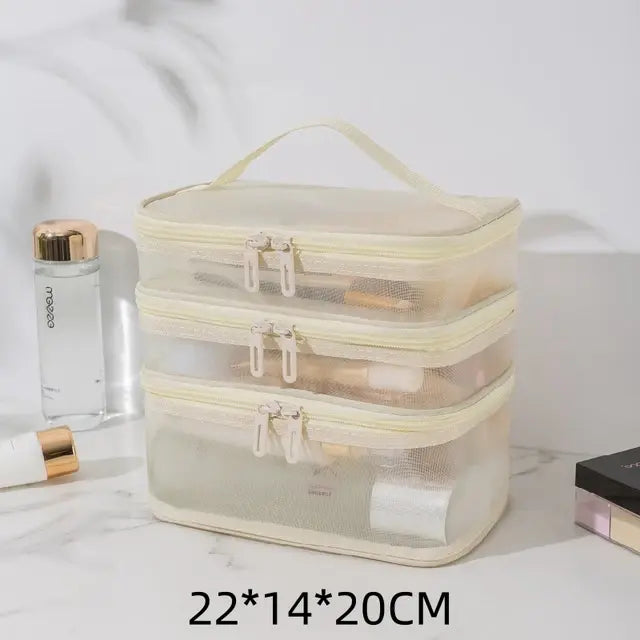 Travel Mesh Cosmetic Organizer