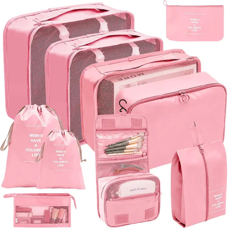 Travel Organizer Set; Suitcase Packing Cubes